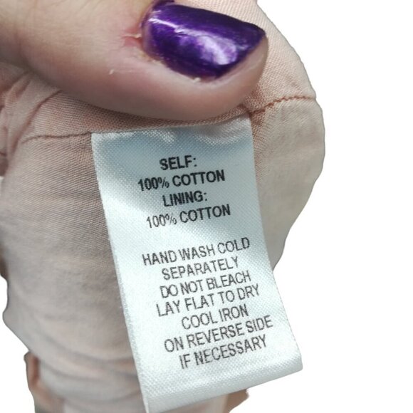 Lulus Puff Sleeve Open Back Empire Waist Babydoll Mini Dress Size S Blush Pink - Picture 15 of 15